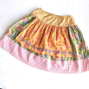 Matilda Jane Colorful Hotline Gretta Apron Twirl Skirt Girl's Size 8